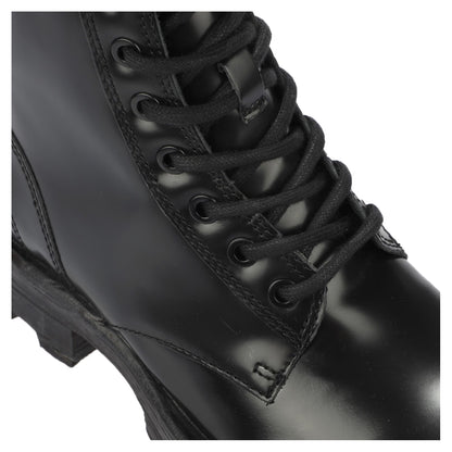 Black - Lifestyle - Diesel Womens-Ladies D-Hammer Leather Combat Boots