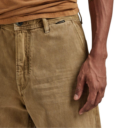 Brown - Back - G-Star Mens Modson Plain Relaxed Fit Chinos