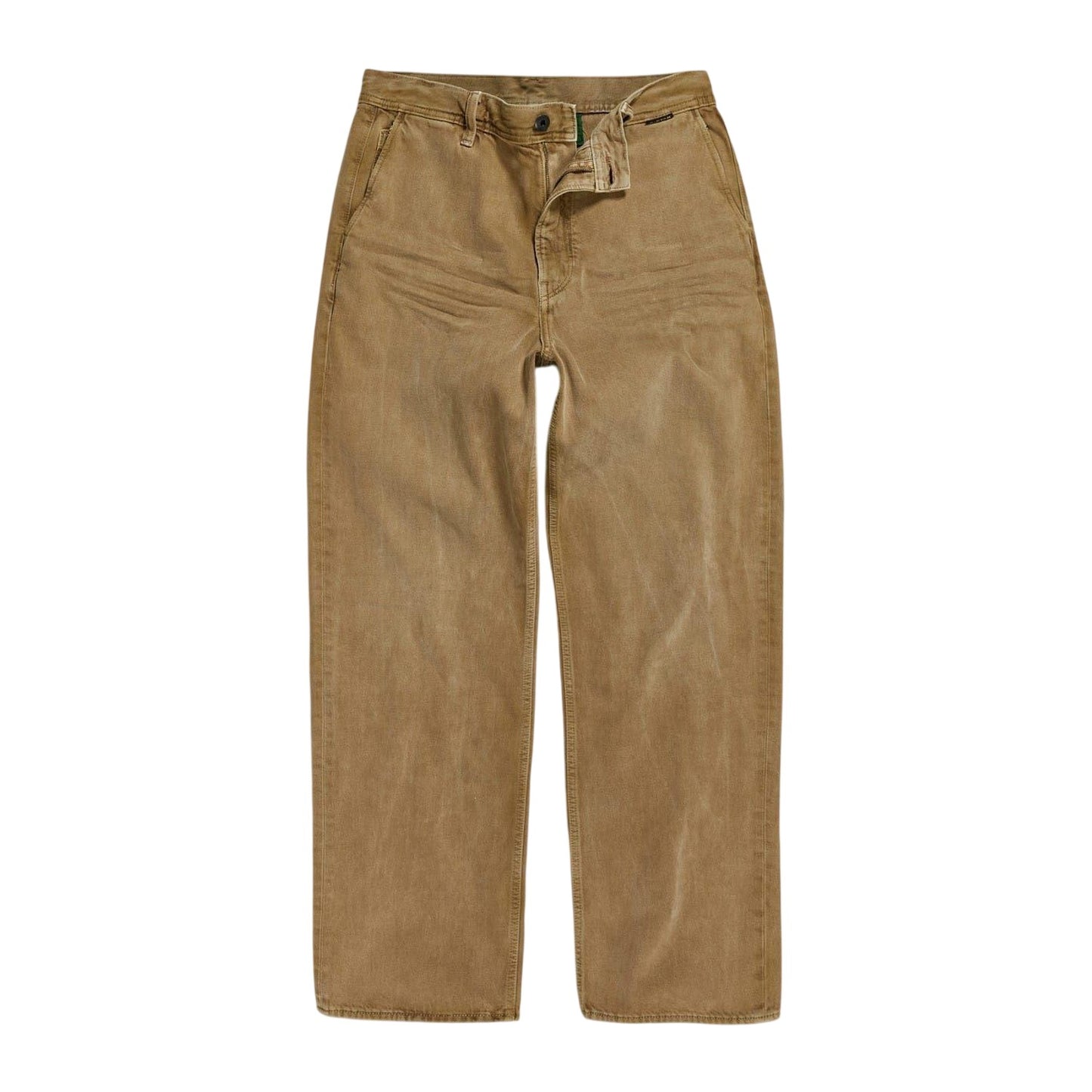 Brown - Front - G-Star Mens Modson Plain Relaxed Fit Chinos