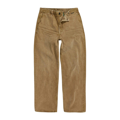 Brown - Front - G-Star Mens Modson Plain Relaxed Fit Chinos