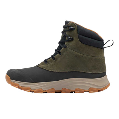 Deep Olive - Side - Columbia Mens Inifnity Expeditionist Suede Winter Boots