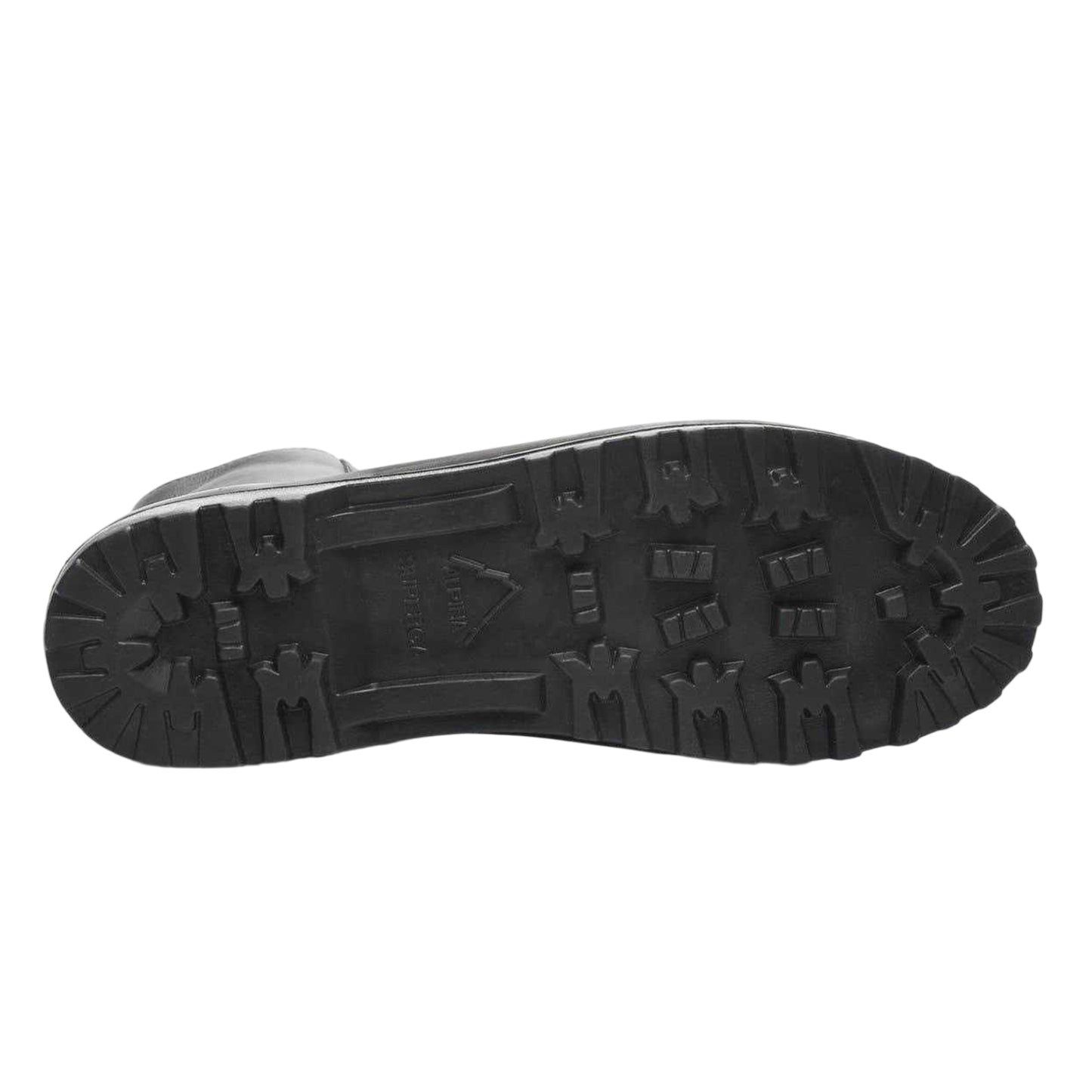 Total Black - Pack Shot - Superga Womens-Ladies 2641 Alpina Leather Combat Boots