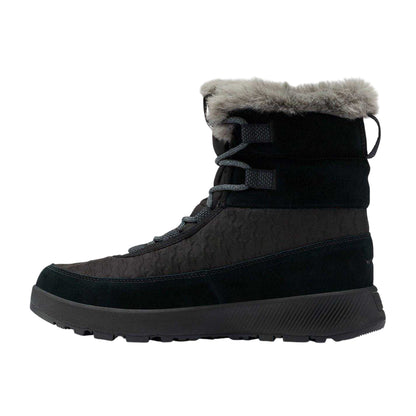 Black - Back - Columbia Womens-Ladies Slope LD61 Suede Winter Boots