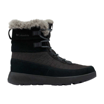 Black - Side - Columbia Womens-Ladies Slope LD61 Suede Winter Boots