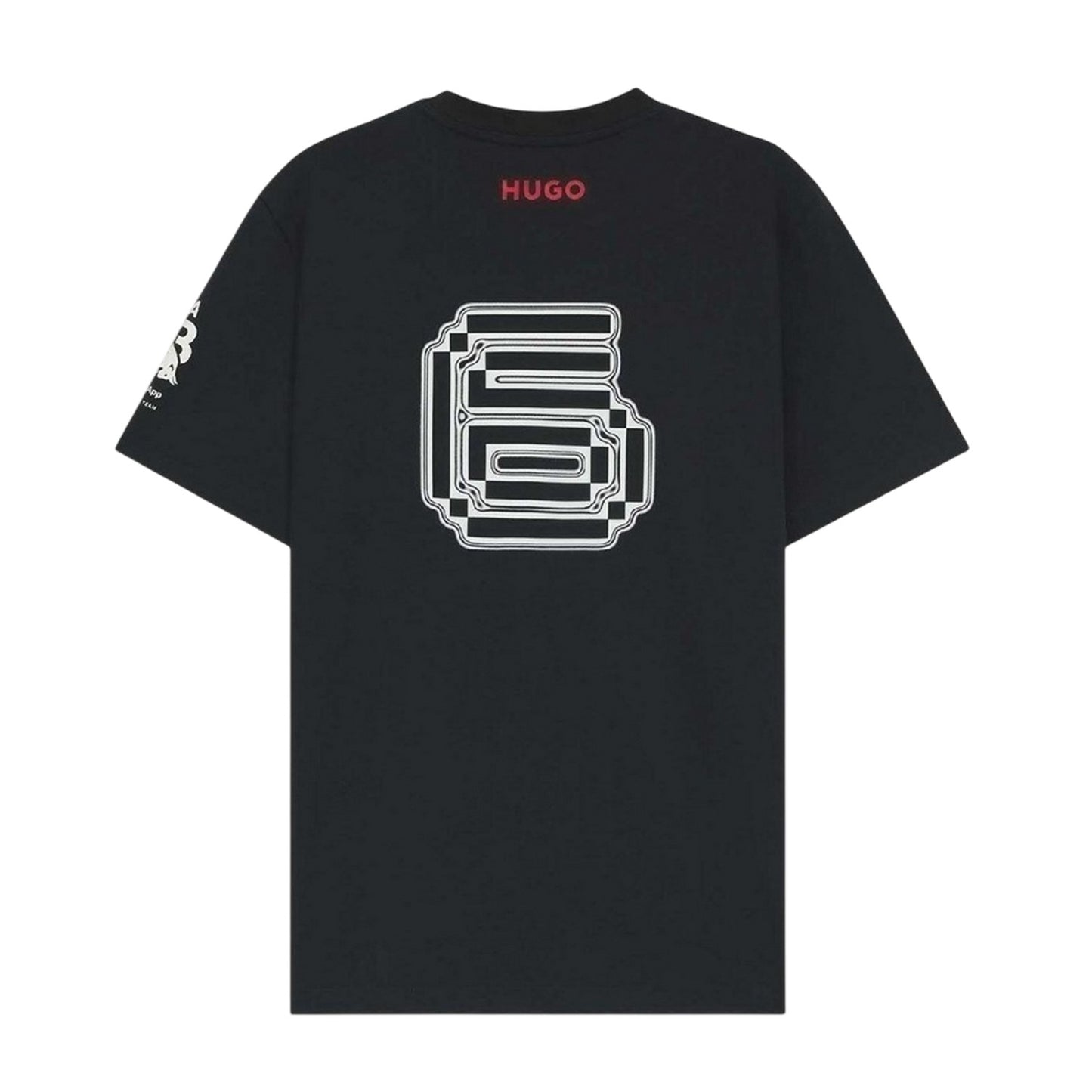 Black - Back - Hugo Mens Cotton Oversized T-Shirt
