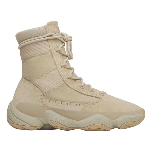 Sand - Front - Adidas Childrens-Kids Yeezy 500 Suede Combat Boots
