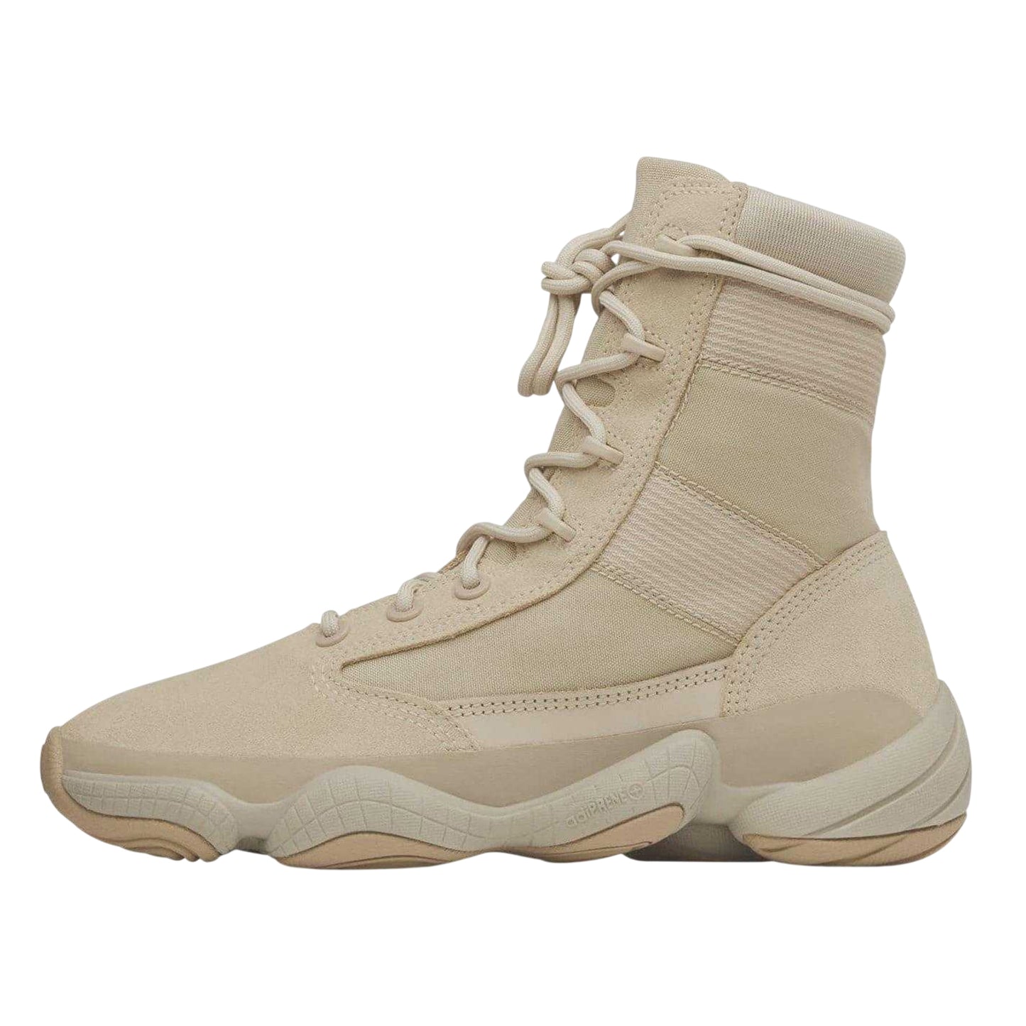 Sand - Back - Adidas Childrens-Kids Yeezy 500 Suede Combat Boots