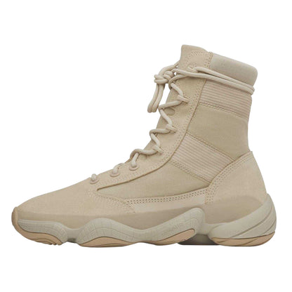 Sand - Back - Adidas Childrens-Kids Yeezy 500 Suede Combat Boots