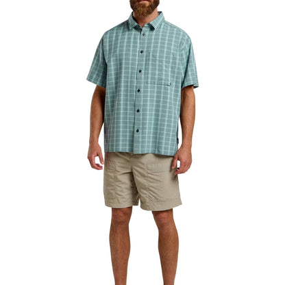 Dark Navy - Lifestyle - Jack Wolfskin Mens Checked Relaxed Fit T-Shirt