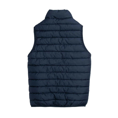 Navy - Back - Jack And Jones Boys Wing Gilet