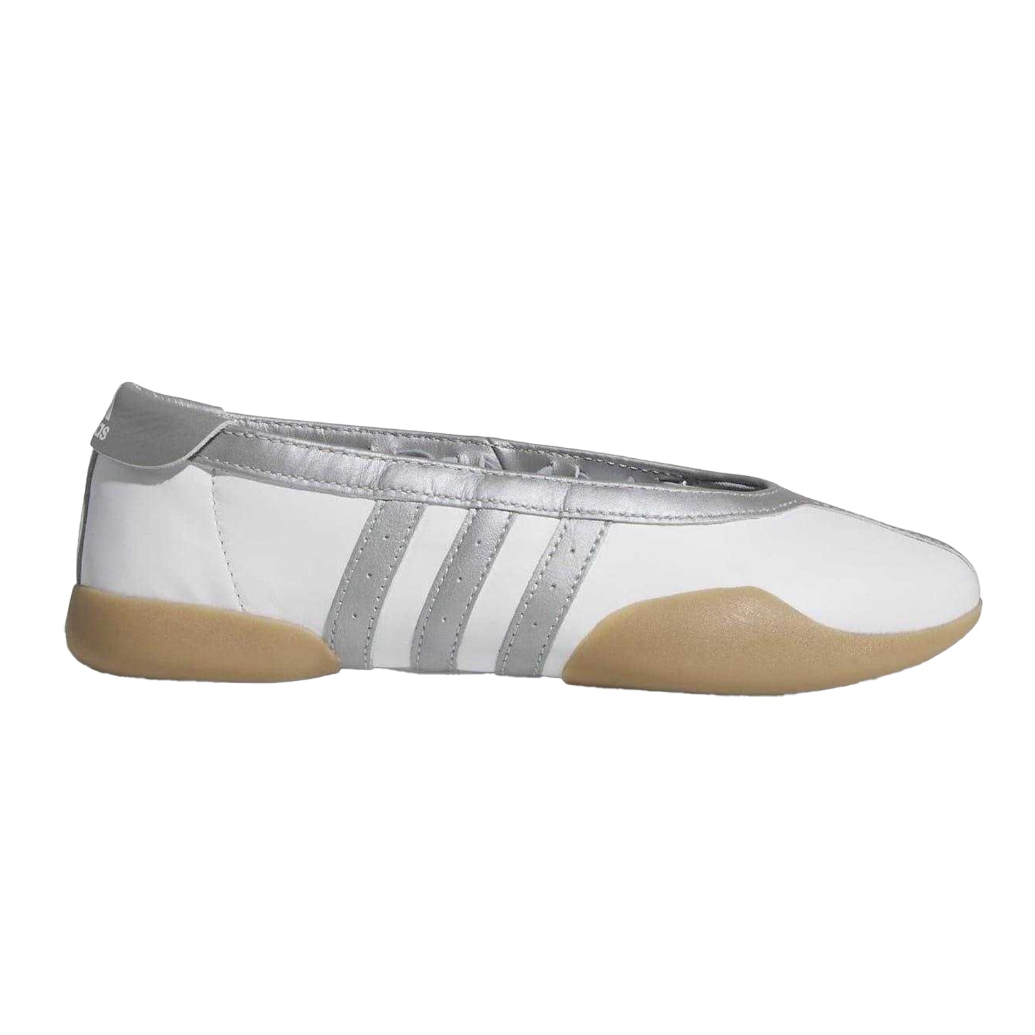 Metallic Silver - Front - Adidas Womens-Ladies Taekwondo Mei Leather Shoes