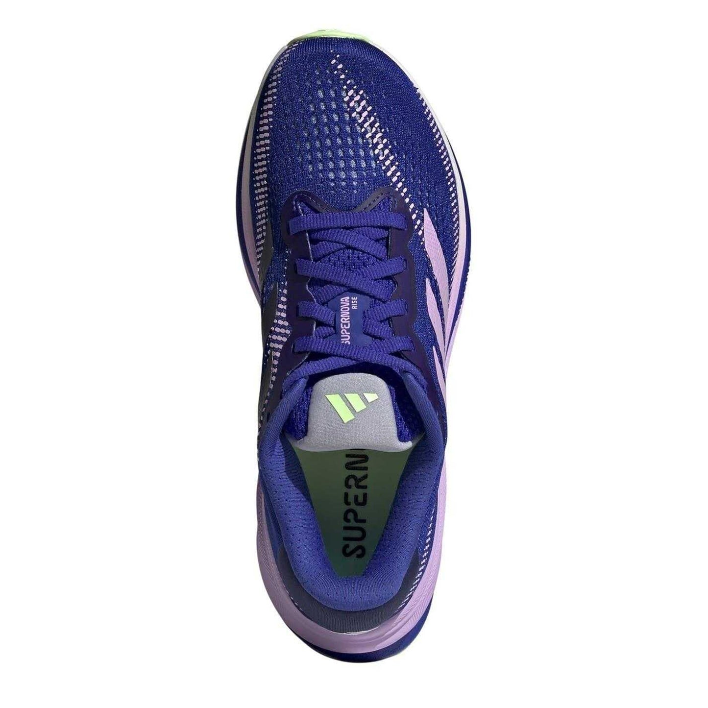 Lucid Blue - Lifestyle - Adidas Womens-Ladies Supernova Rise 3 Stripes Shoes