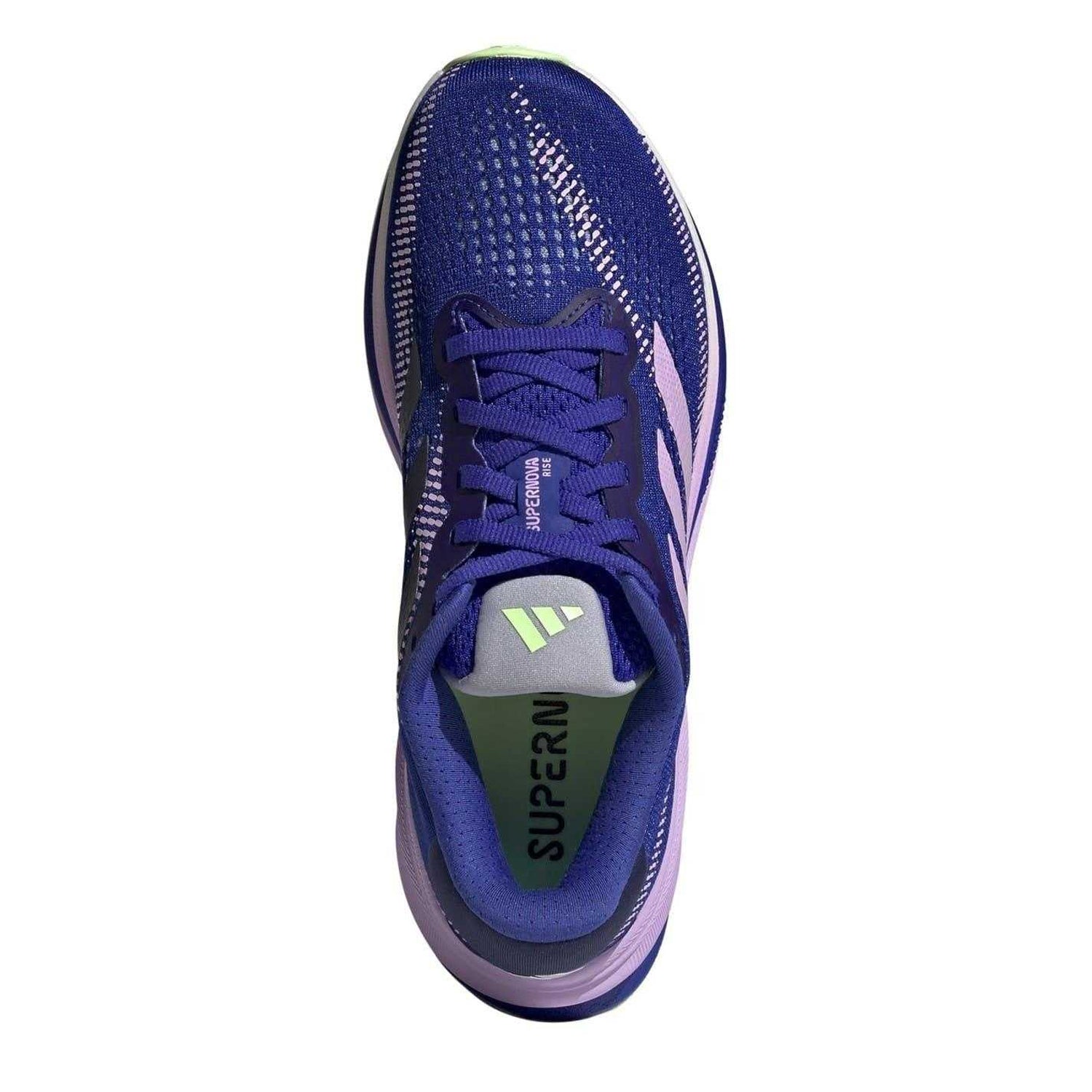 Lucid Blue - Lifestyle - Adidas Womens-Ladies Supernova Rise 3 Stripes Shoes