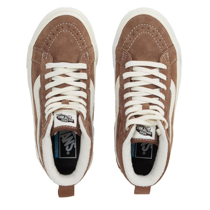 Dachshund - Side - Vans Womens-Ladies Side Stripe Suede High-top Platform High Top Trainers