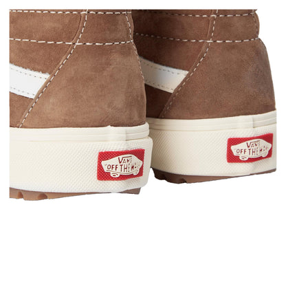 Dachshund - Lifestyle - Vans Womens-Ladies Side Stripe Suede High-top Platform High Top Trainers