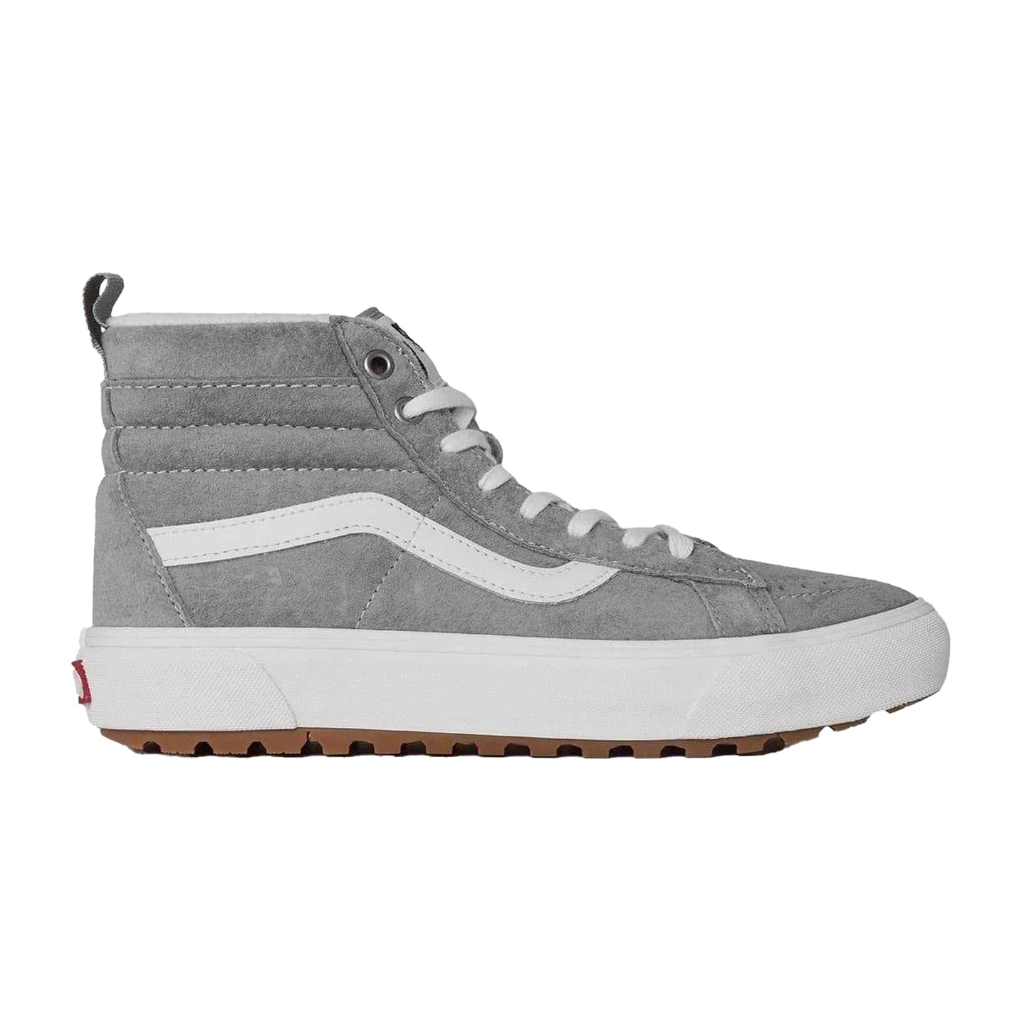 Drizzle - Front - Vans Womens-Ladies Side Stripe Suede High-top Platform High Top Trainers