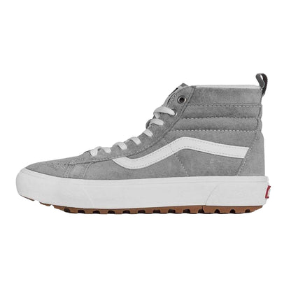 Drizzle - Side - Vans Womens-Ladies Side Stripe Suede High-top Platform High Top Trainers