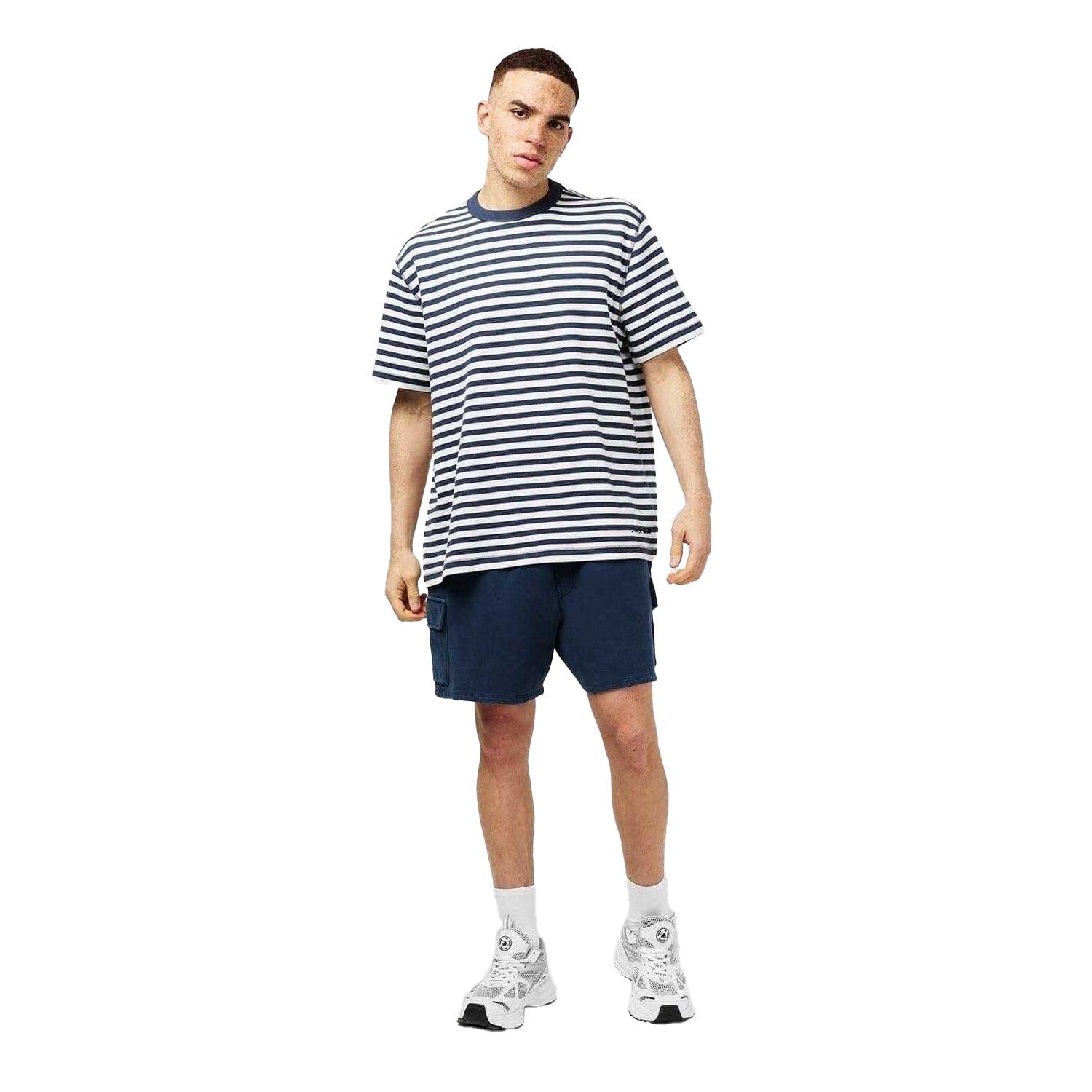 Night Sky-Cream - Lifestyle - Jack Wills Mens Striped Crew Neck Regular T-Shirt