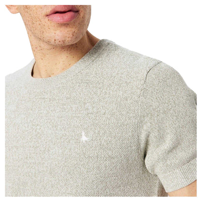 Silver Sage - Side - Jack Wills Mens Embroidered Crew Neck Regular T-Shirt