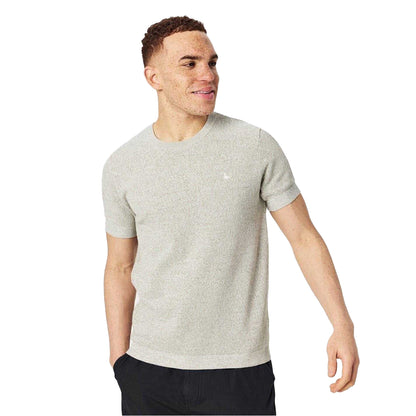 Silver Sage - Lifestyle - Jack Wills Mens Embroidered Crew Neck Regular T-Shirt