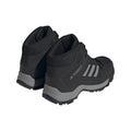 Black-Grey - Back - Adidas Childrens-Kids Terrex Hyperhiker Mid Cut Hiking Shoes
