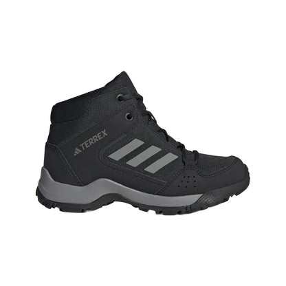Black-Grey - Lifestyle - Adidas Childrens-Kids Terrex Hyperhiker Mid Cut Hiking Shoes