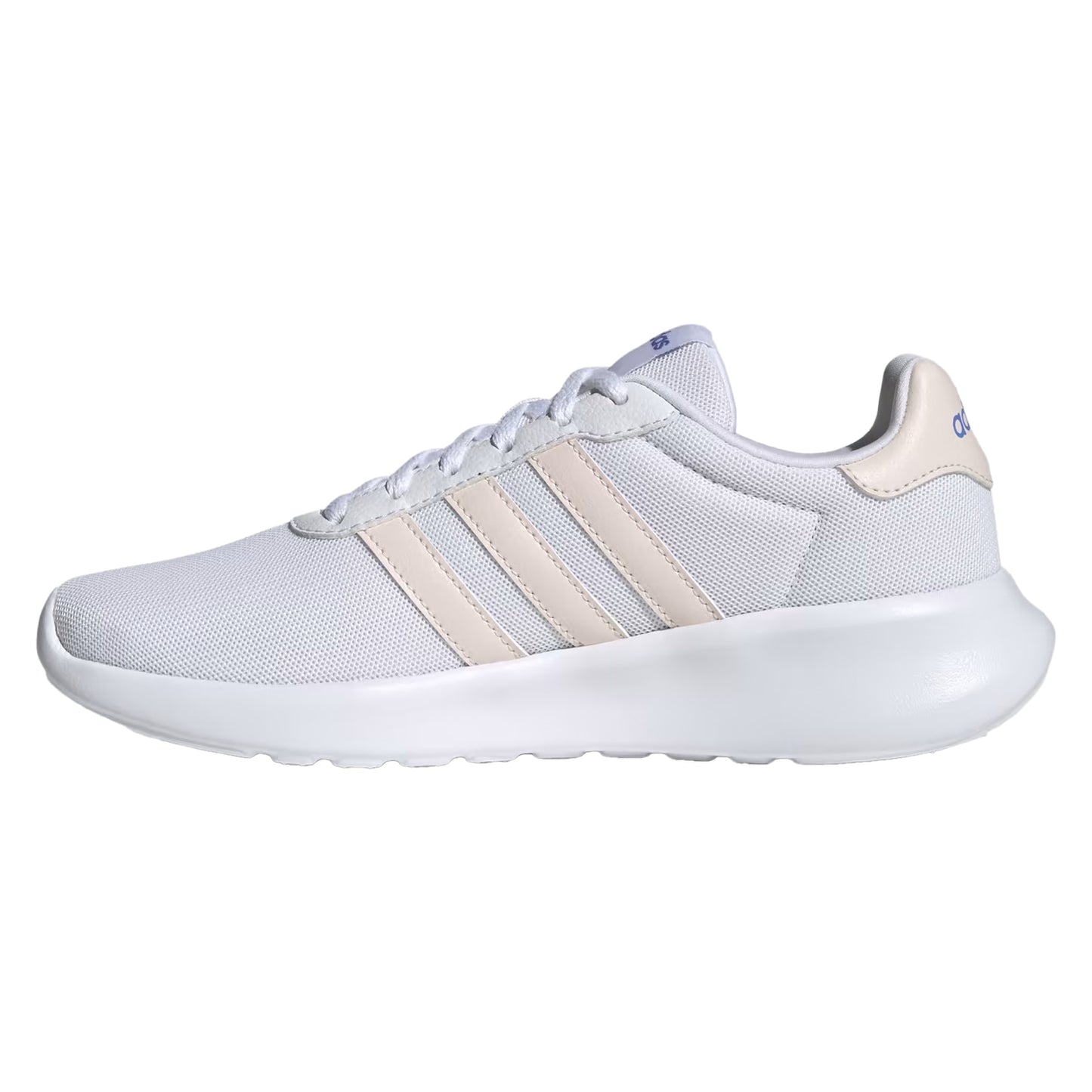 White - Side - Adidas Mens Lite Racer 3.0 Shoes