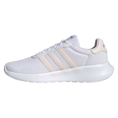 White - Side - Adidas Mens Lite Racer 3.0 Shoes