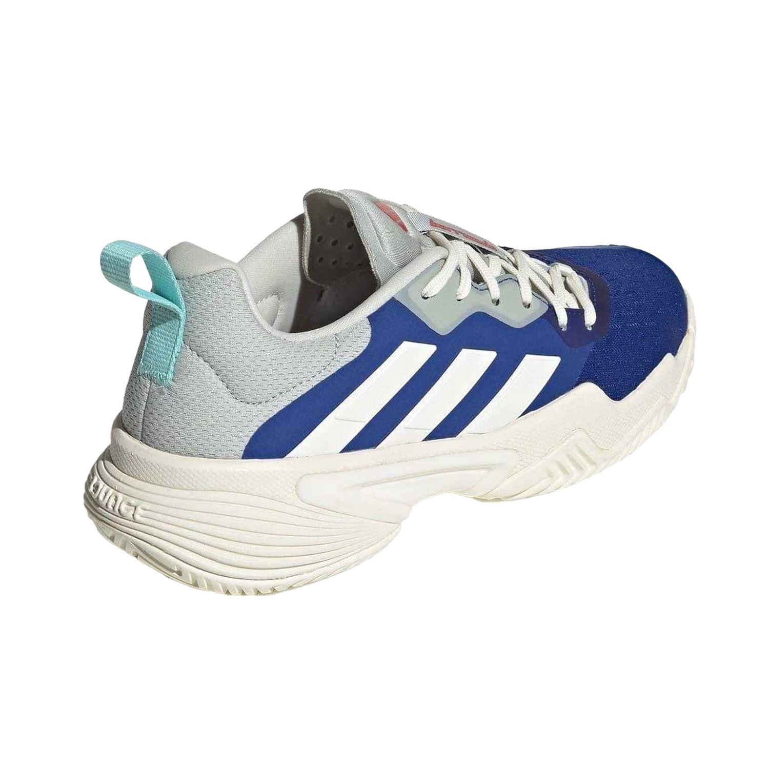 Team Royal Blue - Back - Adidas Womens-Ladies Barricade Low Tennis Shoes
