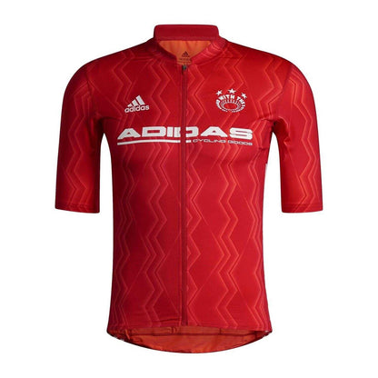 Orange - Front - Adidas Mens PrimeBlue Cycling Jersey