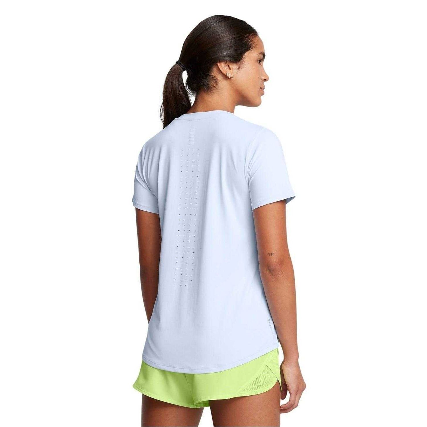 Blue - Lifestyle - Under Armour Womens-Ladies Launch Crew Neck Regular T-Shirt