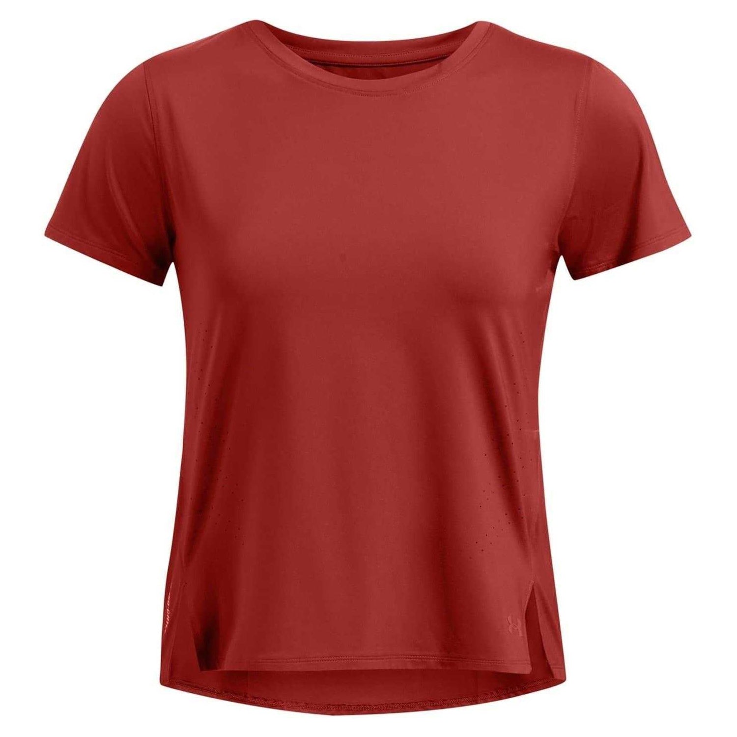 Orange - Front - Under Armour Womens-Ladies Launch Crew Neck Regular T-Shirt