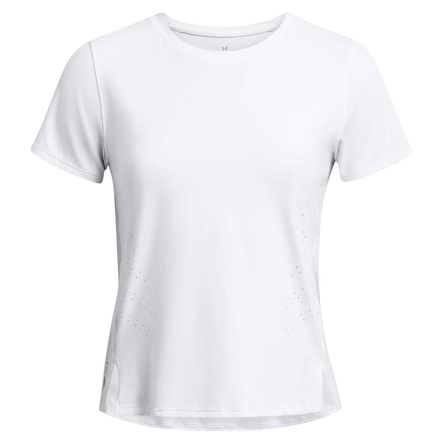 White-Reflective - Front - Under Armour Womens-Ladies Launch Crew Neck Regular T-Shirt