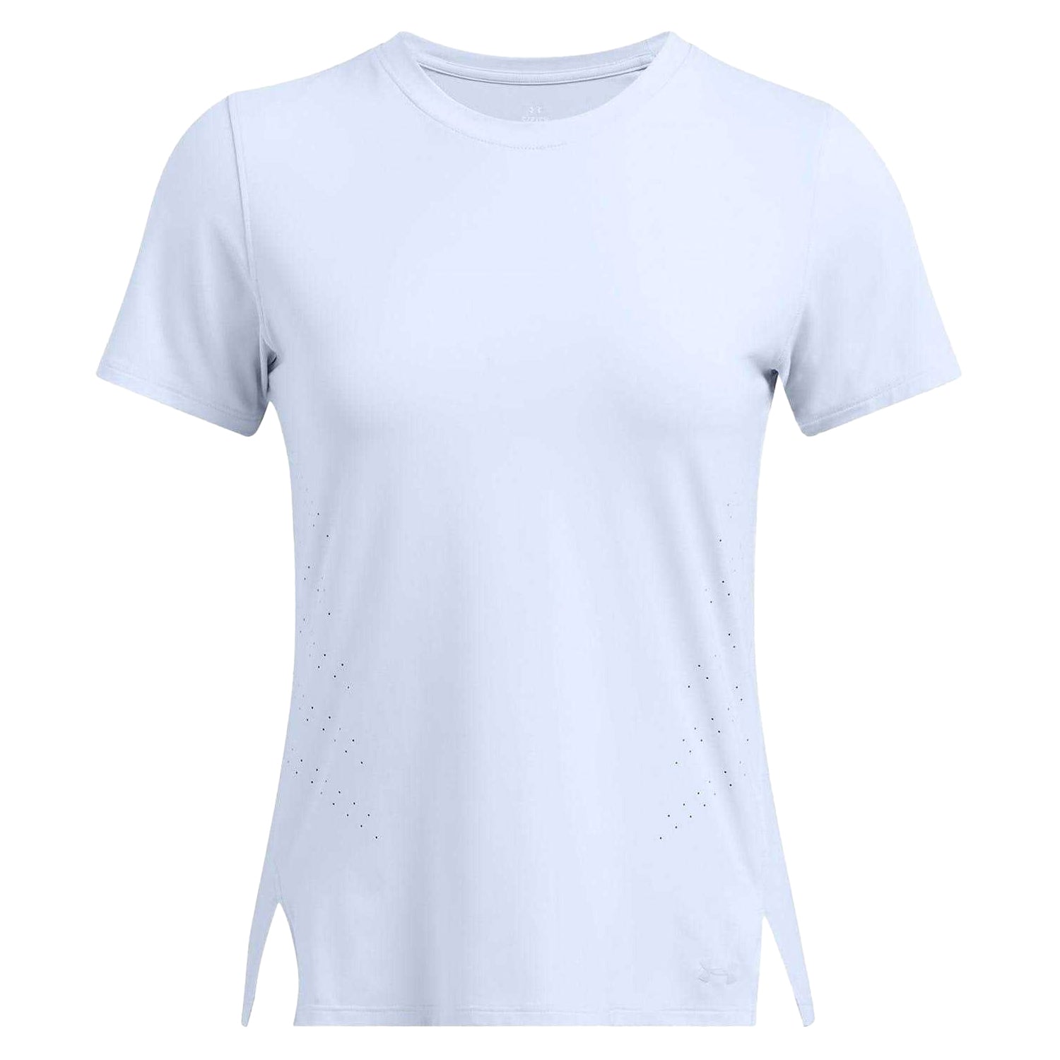 Blue - Front - Under Armour Womens-Ladies Launch Crew Neck Regular T-Shirt