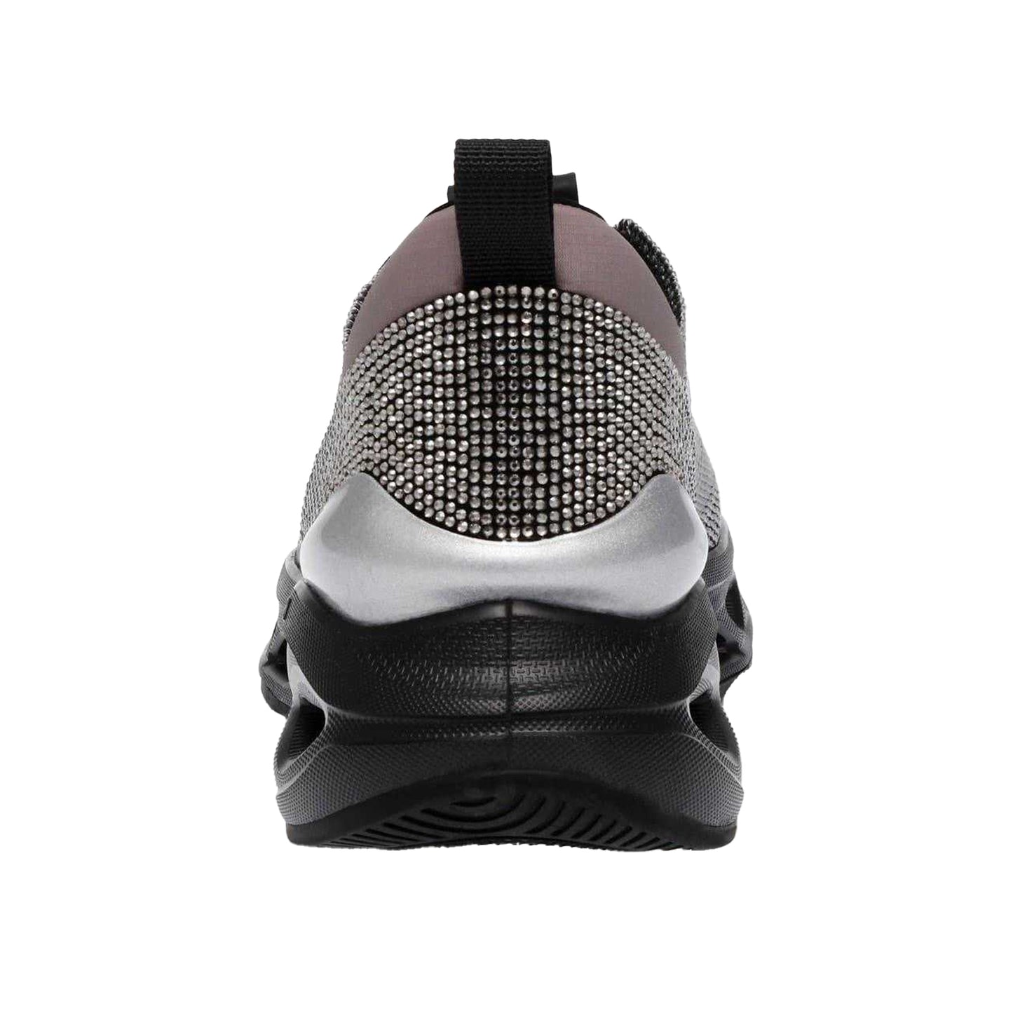 Dark Grey - Back - Steve Madden Womens-Ladies Surge Mesh Trainers