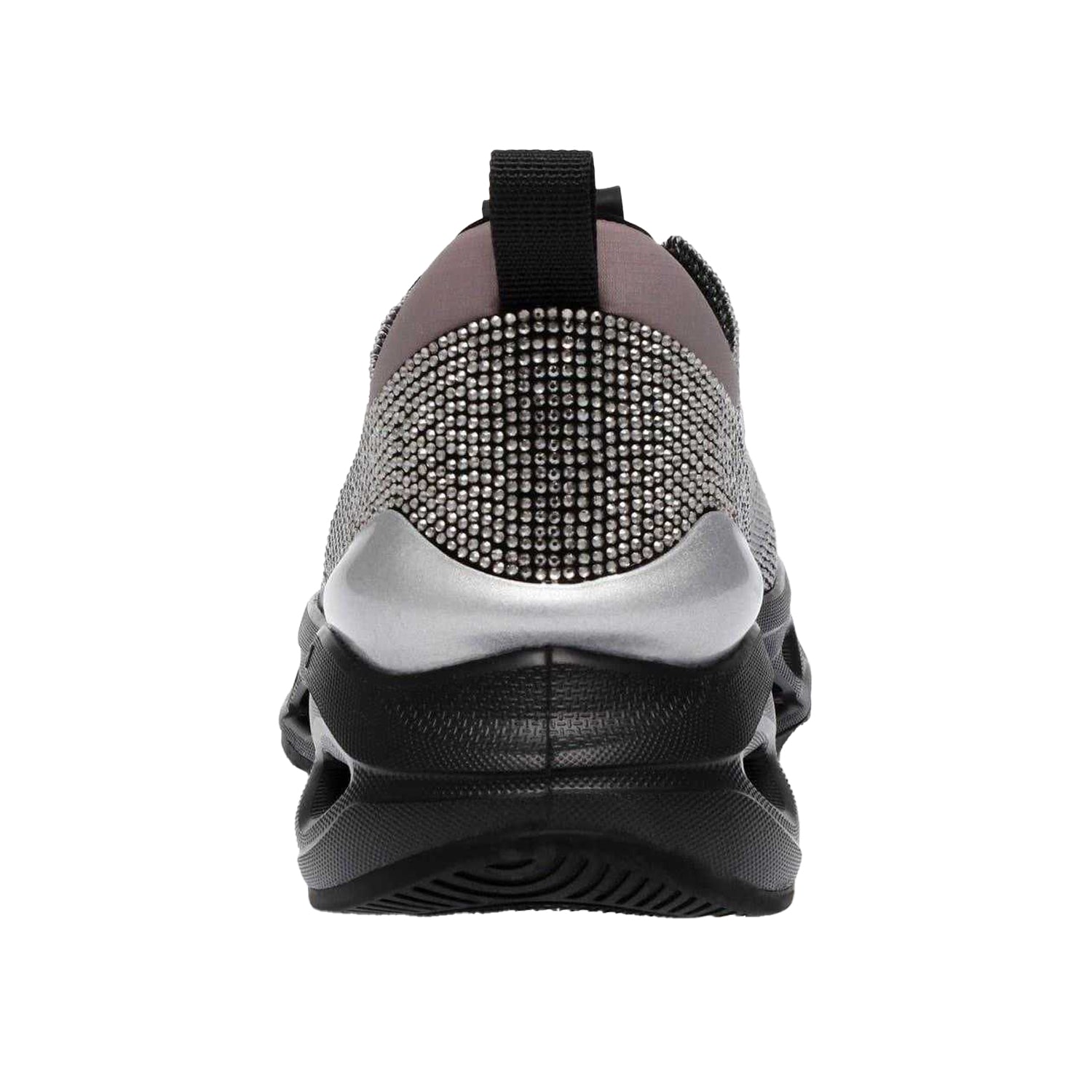 Dark Grey - Back - Steve Madden Womens-Ladies Surge Mesh Trainers