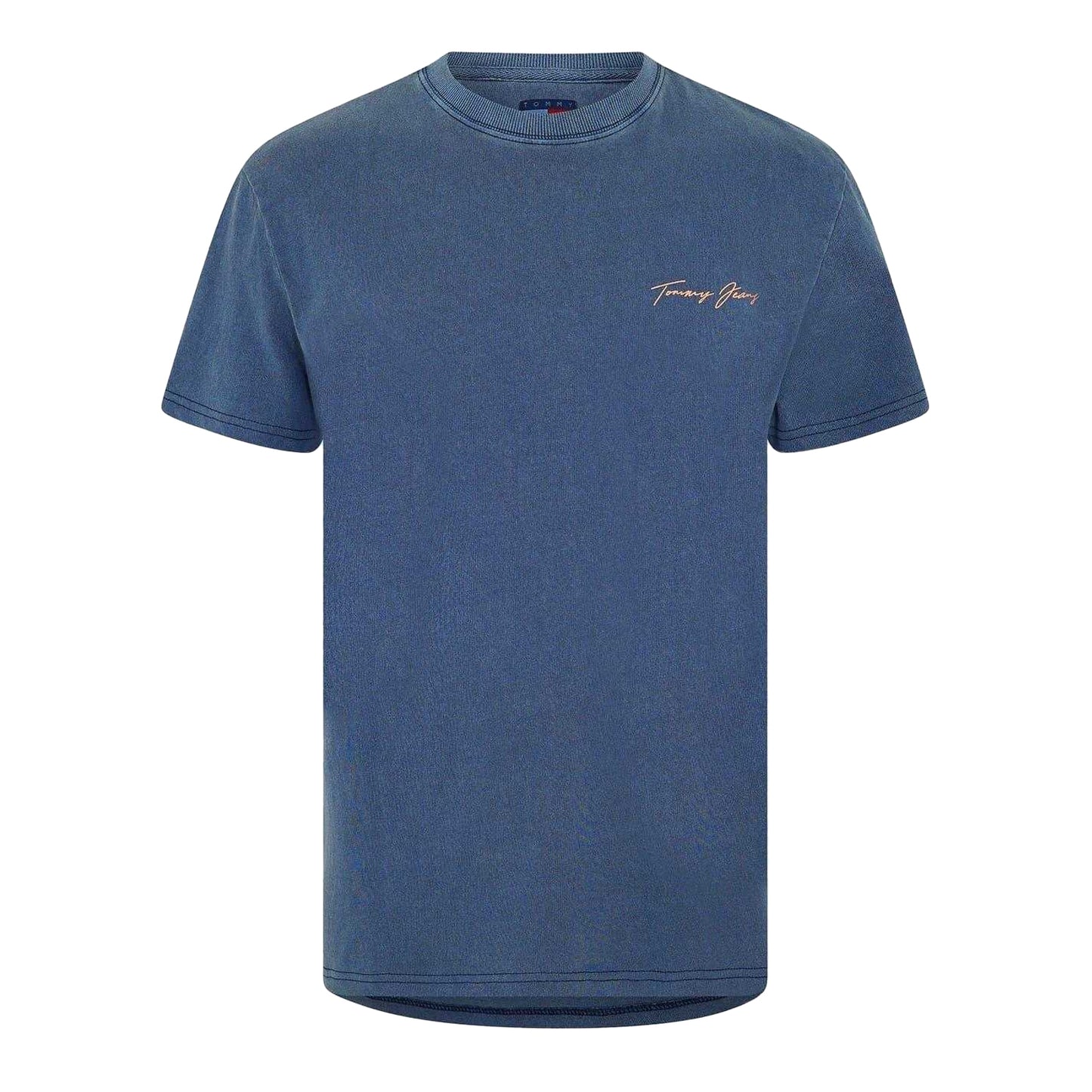 Dark Navy - Front - Tommy Jeans Mens Sailing Scene Crew Neck T-Shirt