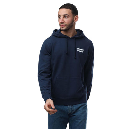 Blue - Front - Levis Mens Graphic Bandana Standard Hoodie