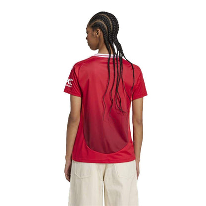 Red - Lifestyle - Adidas Womens-Ladies 24-25 Manchester United FC Home Shirt