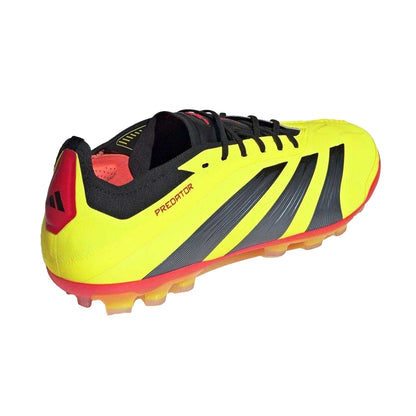 Solar Yellow - Back - Adidas Unisex Adult Predator Elite Artificial Ground Football Boots