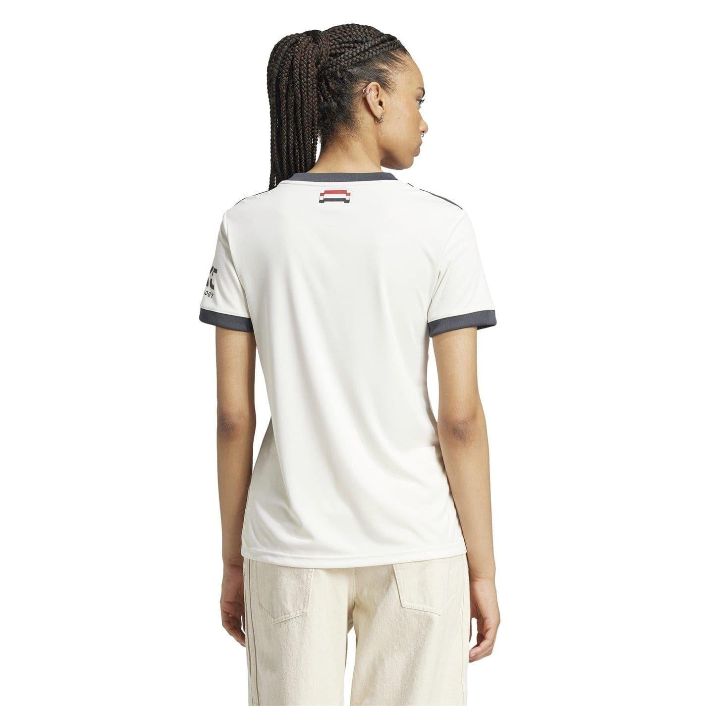 White - Lifestyle - Adidas Womens-Ladies 2024-2025 Manchester United FC Third Jersey