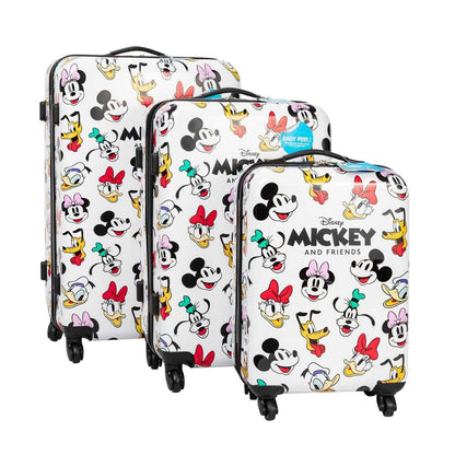 White - Side - Mickey Mouse & Friends Carry On Bag Set (Pack of 3)