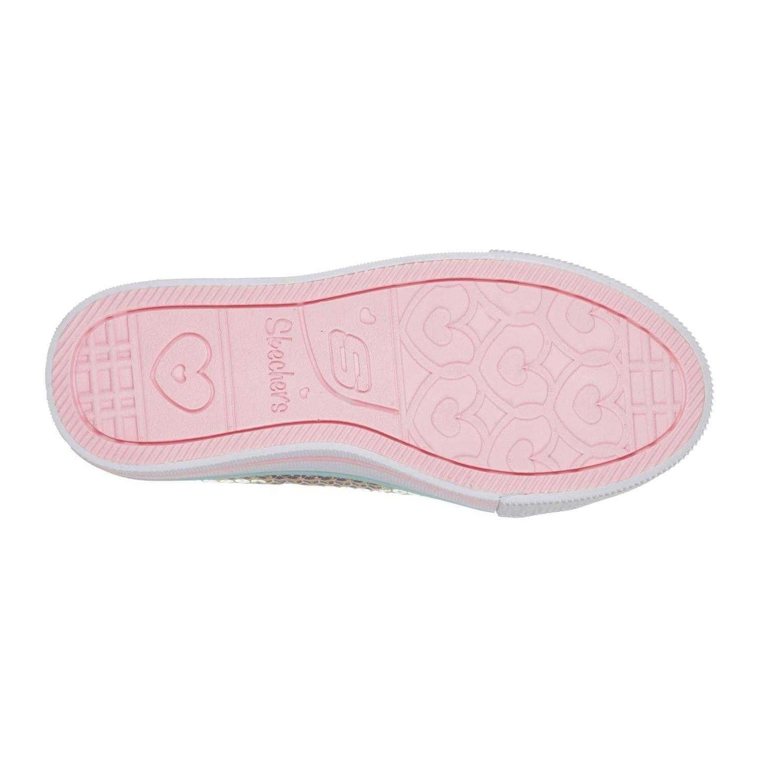 Gold - Lifestyle - Skechers Baby Girls Twinkle Toes Mermaid Light Up Trainers