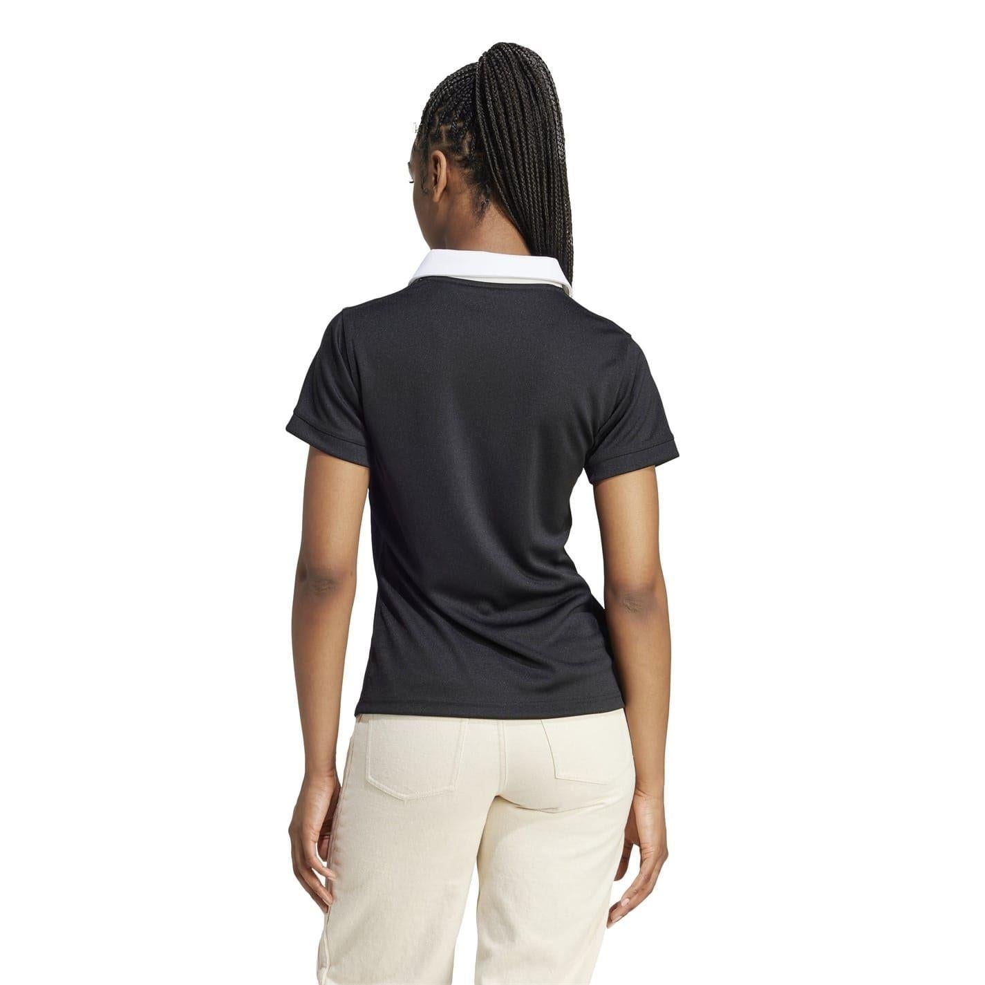 Black - Lifestyle - Adidas Womens-Ladies 24-25 New Zealand All Blacks Rugby Jersey