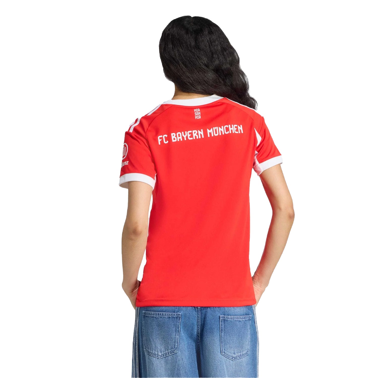 Red - Lifestyle - Adidas Womens-Ladies 25-26 FC Bayern Munich Home Shirt