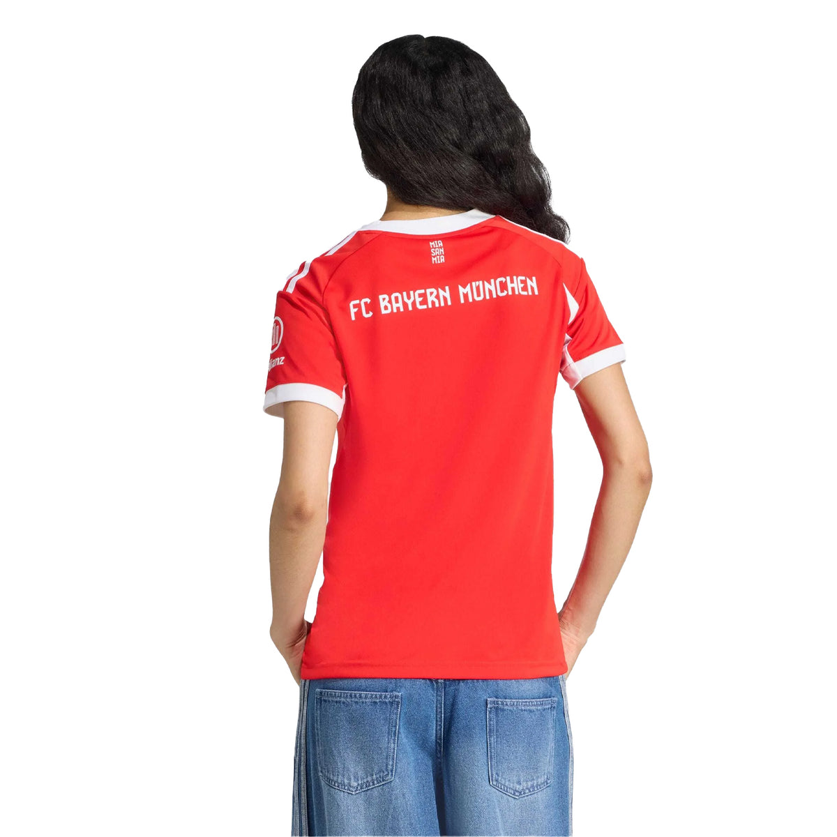 Red - Lifestyle - Adidas Womens-Ladies 25-26 FC Bayern Munich Home Shirt