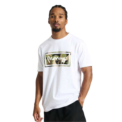 Black-White-Grey Melange - Lifestyle - Money Mens Camo Box T-Shirt (Pack of 3)