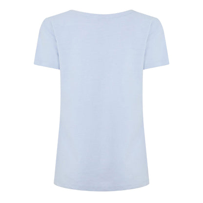 Blue - Back - Jack Wills Womens-Ladies Fullford Chest Pocket T-Shirt