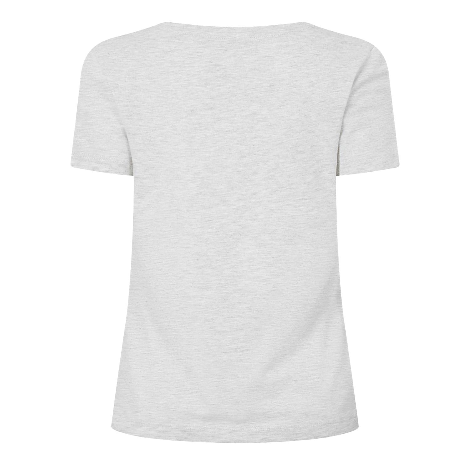 Grey Marl Marl - Back - Jack Wills Womens-Ladies Fullford Chest Pocket T-Shirt