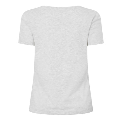 Grey Marl Marl - Back - Jack Wills Womens-Ladies Fullford Chest Pocket T-Shirt